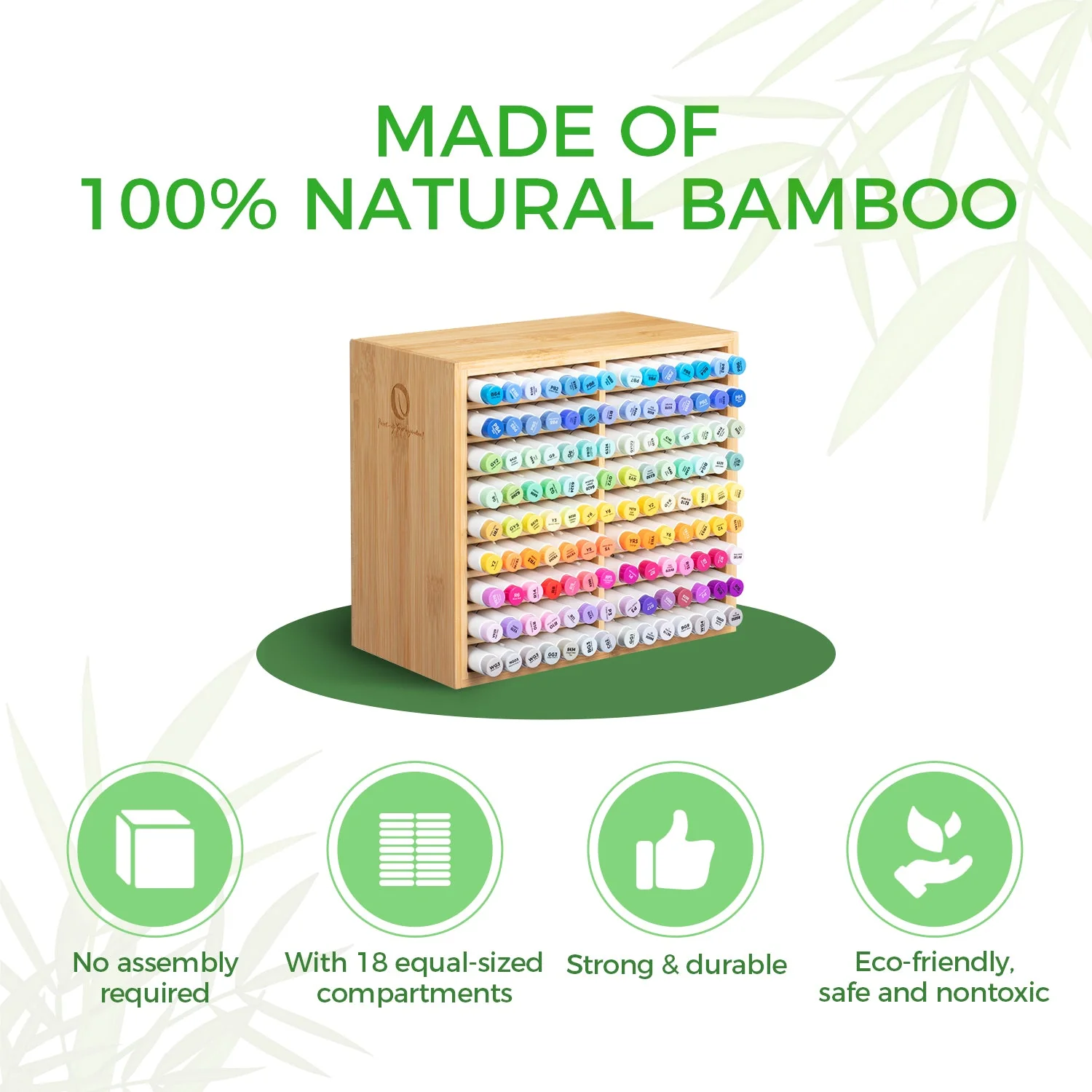 Ohuhu Bamboo Marker Organizer (Australia Domestic Shipping) - Image 3
