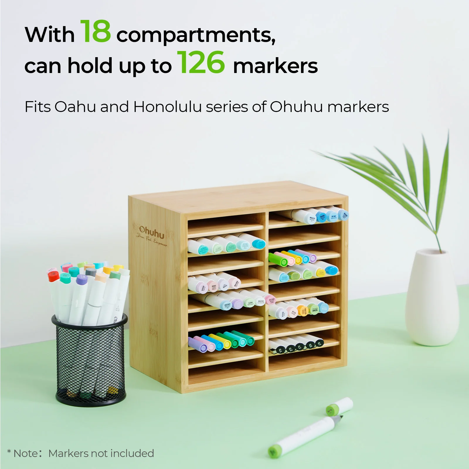 Ohuhu Bamboo Marker Organizer (Europe Only) - Image 26