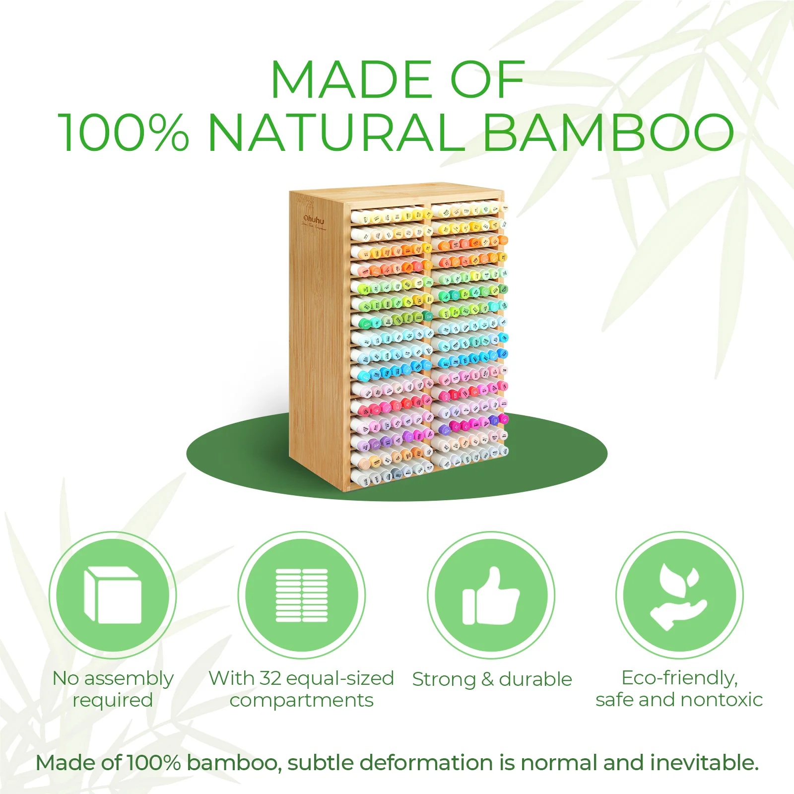 Ohuhu Bamboo Marker Organizer - Image 24