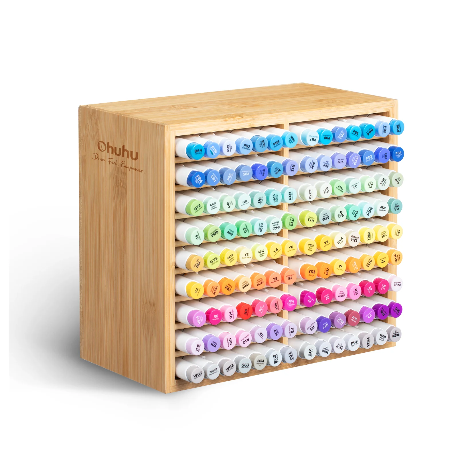 Ohuhu Bamboo Marker Organizer - Image 21