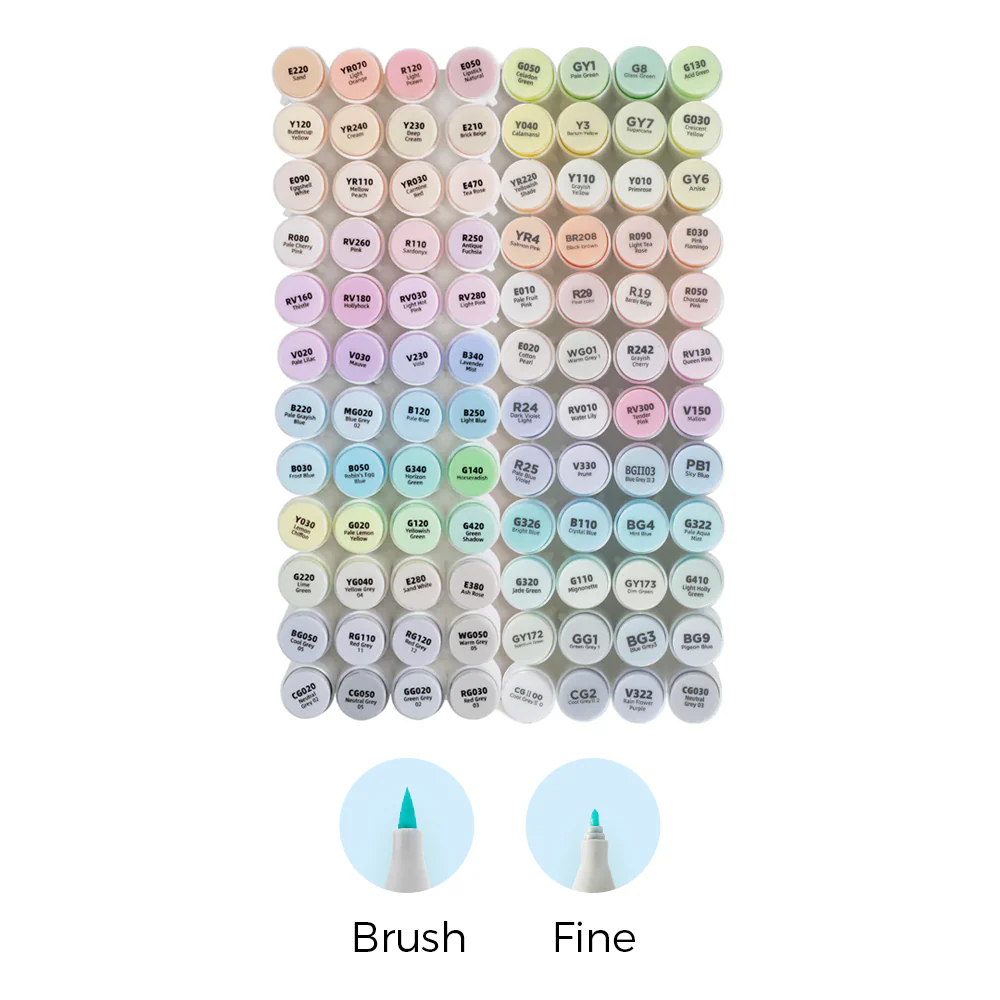 Ohuhu Honolulu Brush Markers - Large Set - Image 11
