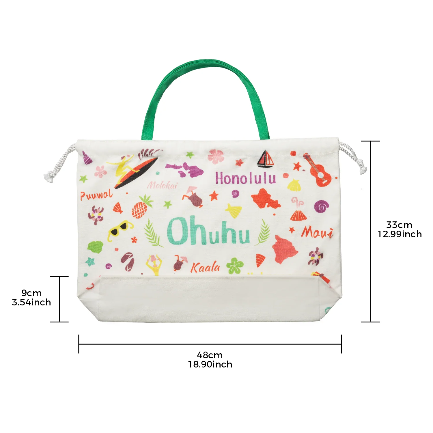 Ohuhu Canvas Gift Bag for Multi-purpose, Available in Two Sizes (Ships from Asia Warehouse) - Image 3