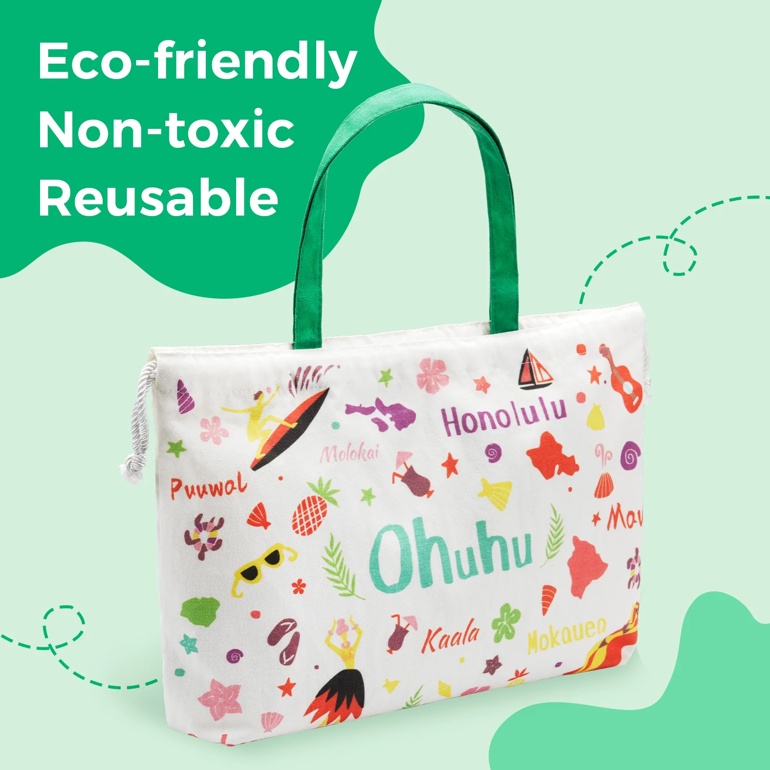 Ohuhu Canvas Gift Bag for Multi-purpose, Available in Two Sizes (Ships from Asia Warehouse) - Image 4