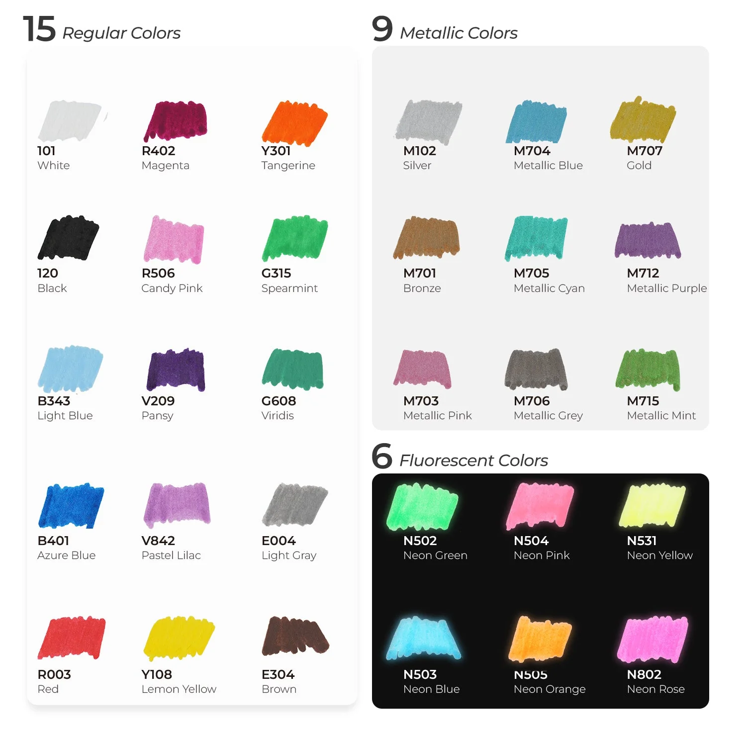 Ohuhu Dual Nib Acrylic Pen 30 Colors (Europe Only) - Image 7