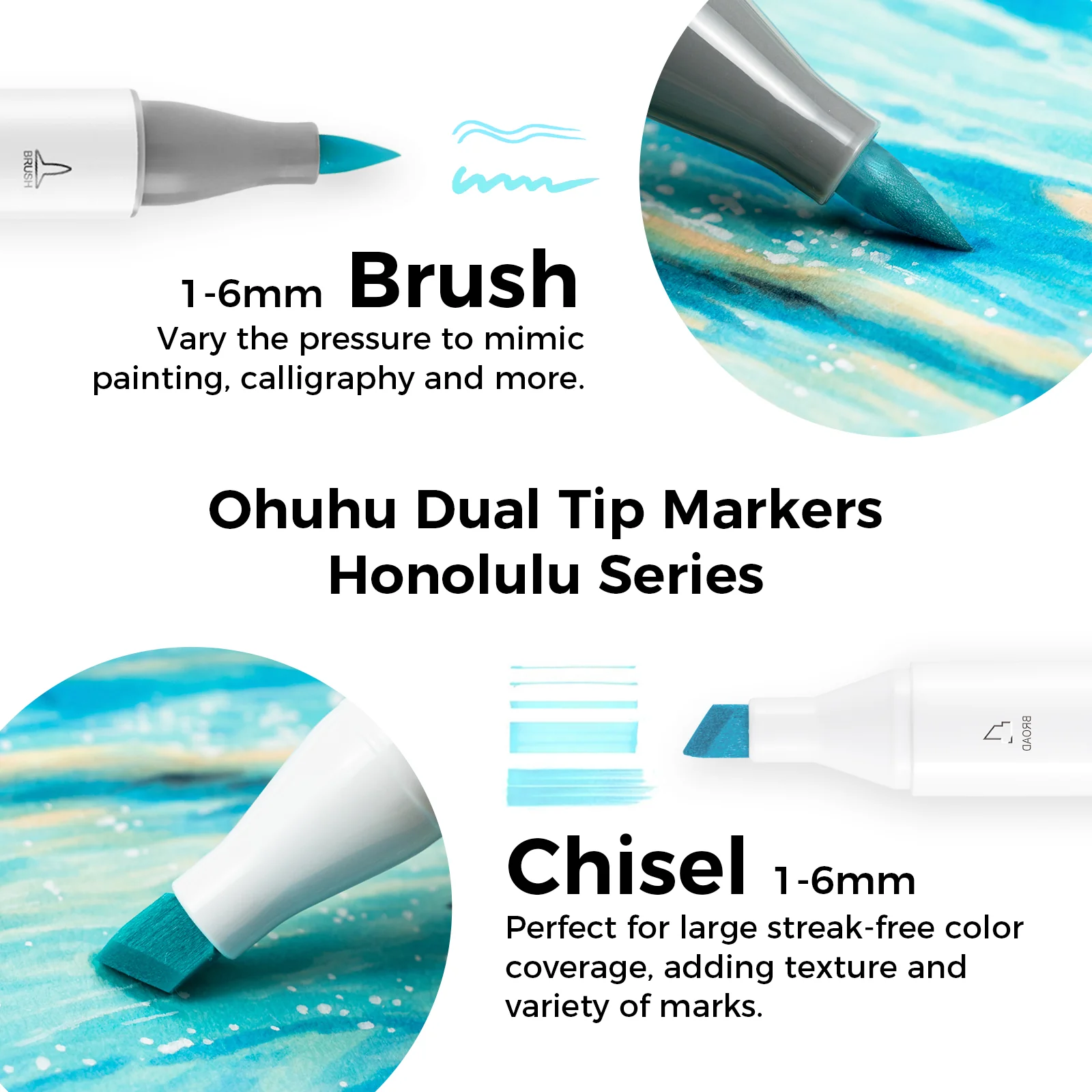 Ohuhu Honolulu 96 Pastel Colors Alcohol Art Markers - Sweetness & Blossoming (Brazil Domestic Shipping) - Image 12