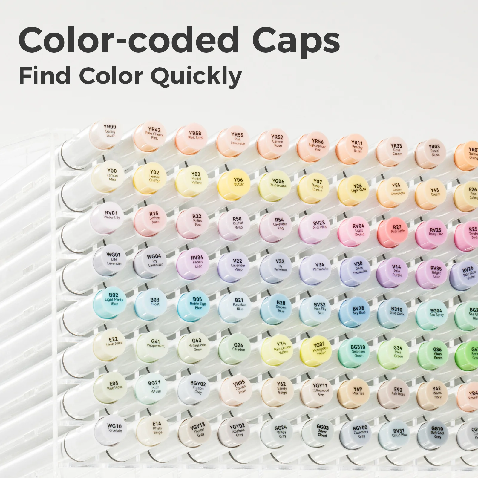 Ohuhu Honolulu 96 Pastel Colors Alcohol Art Markers - Sweetness & Blossoming (Australia Domestic Shipping) - Image 26
