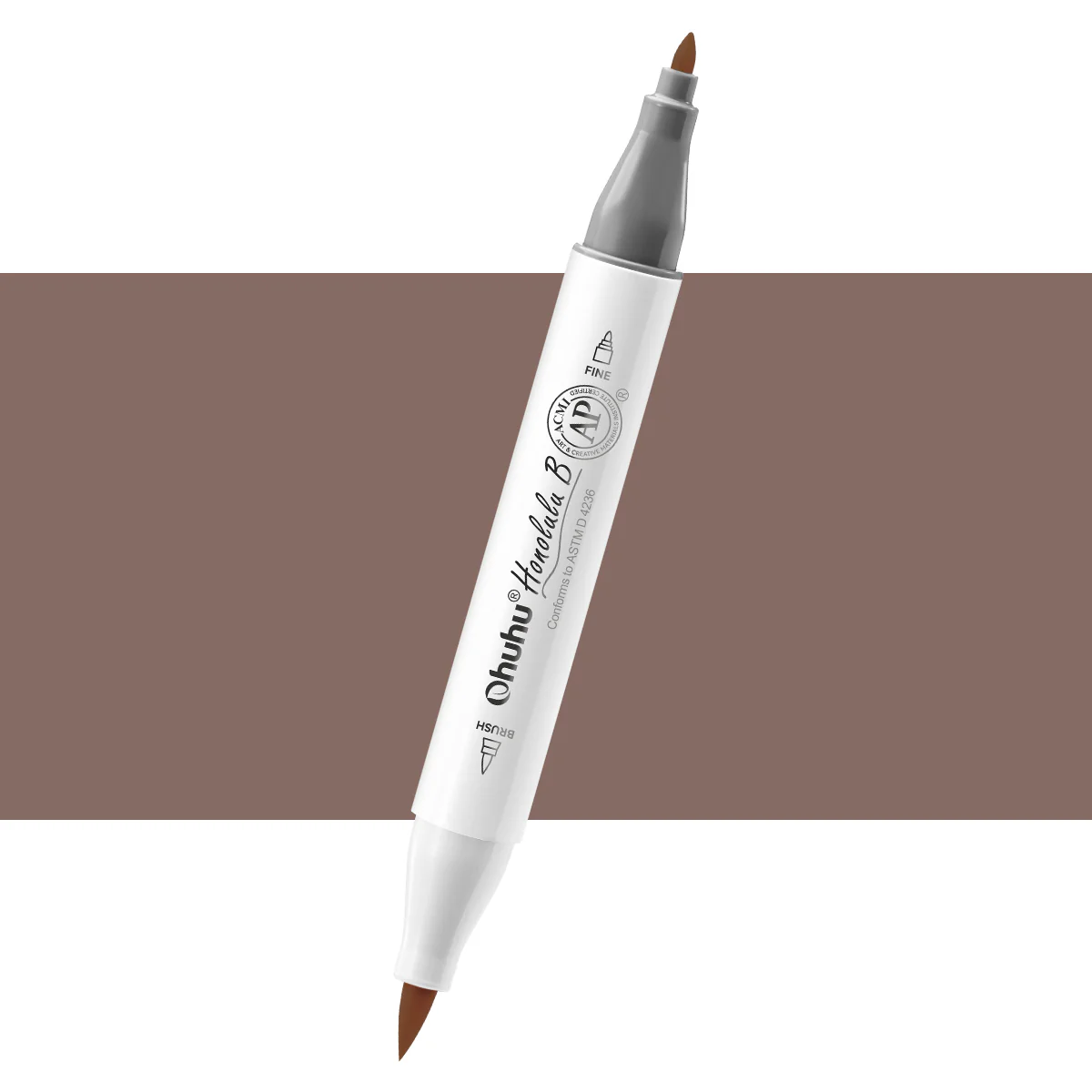 Ohuhu Honolulu B E612 (Replace YR10) Individual Marker, Brush & Fine