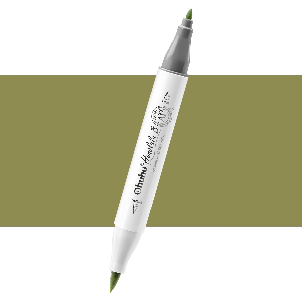 Ohuhu Honolulu B YG015 (Replace GY42) Individual Marker, Brush & Fine