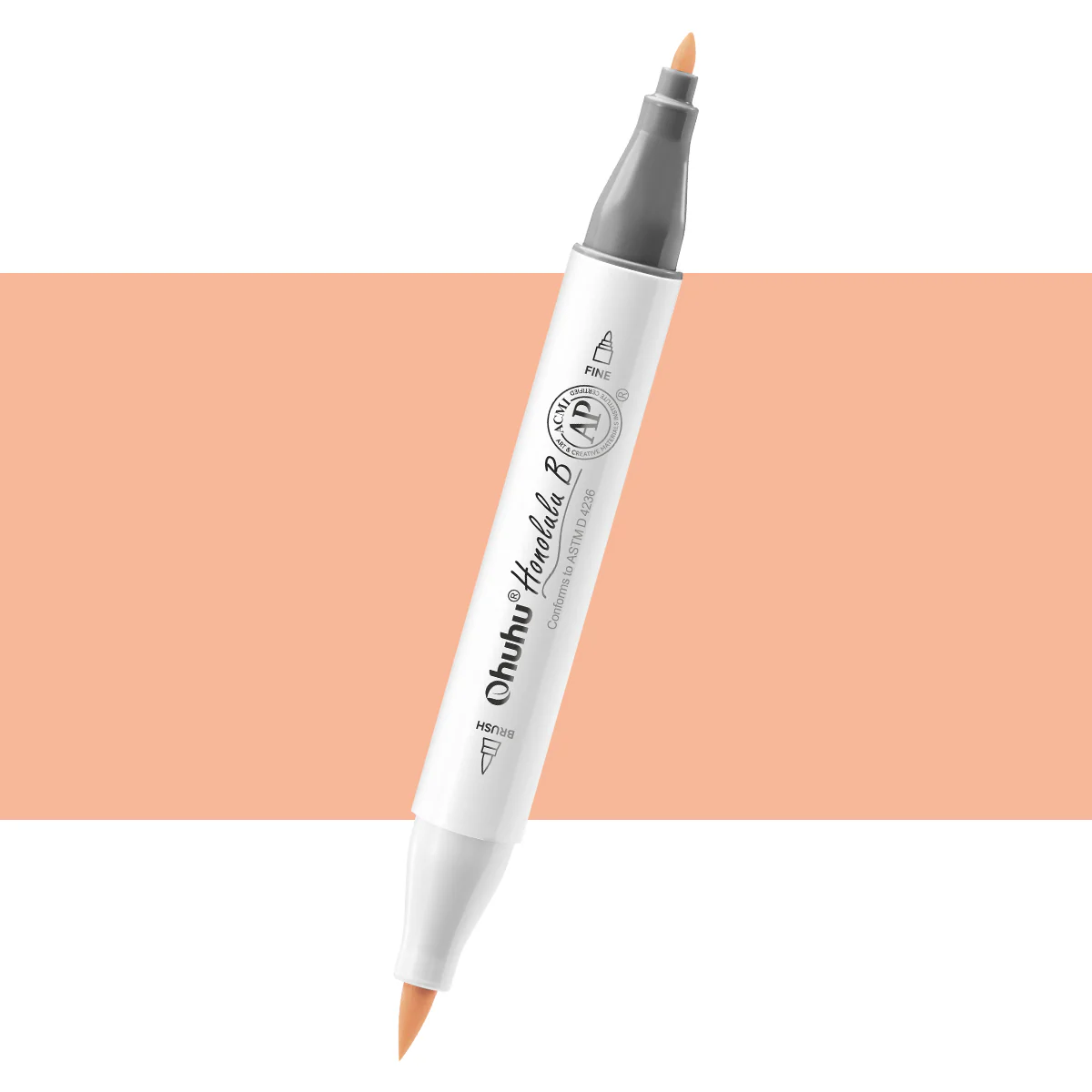 Ohuhu Honolulu B YR25 (Replace YR205) Individual Marker, Brush & Fine