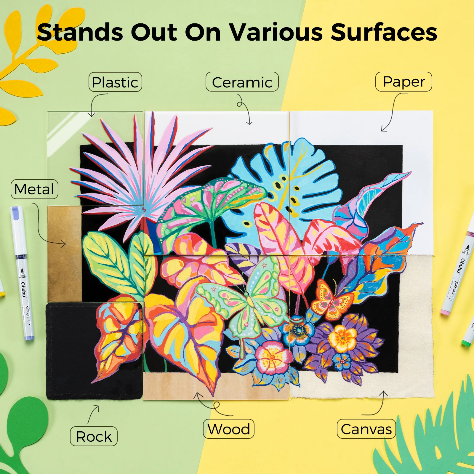 Ohuhu Kahuku Series Direct-ink Acrylic Paint Markers - Image 13
