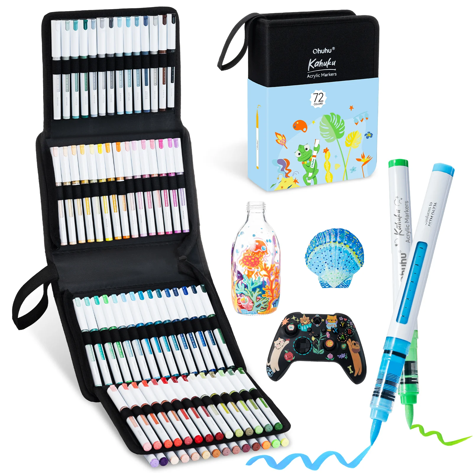 Ohuhu Kahuku Series Direct-ink Acrylic Paint Markers - Image 15