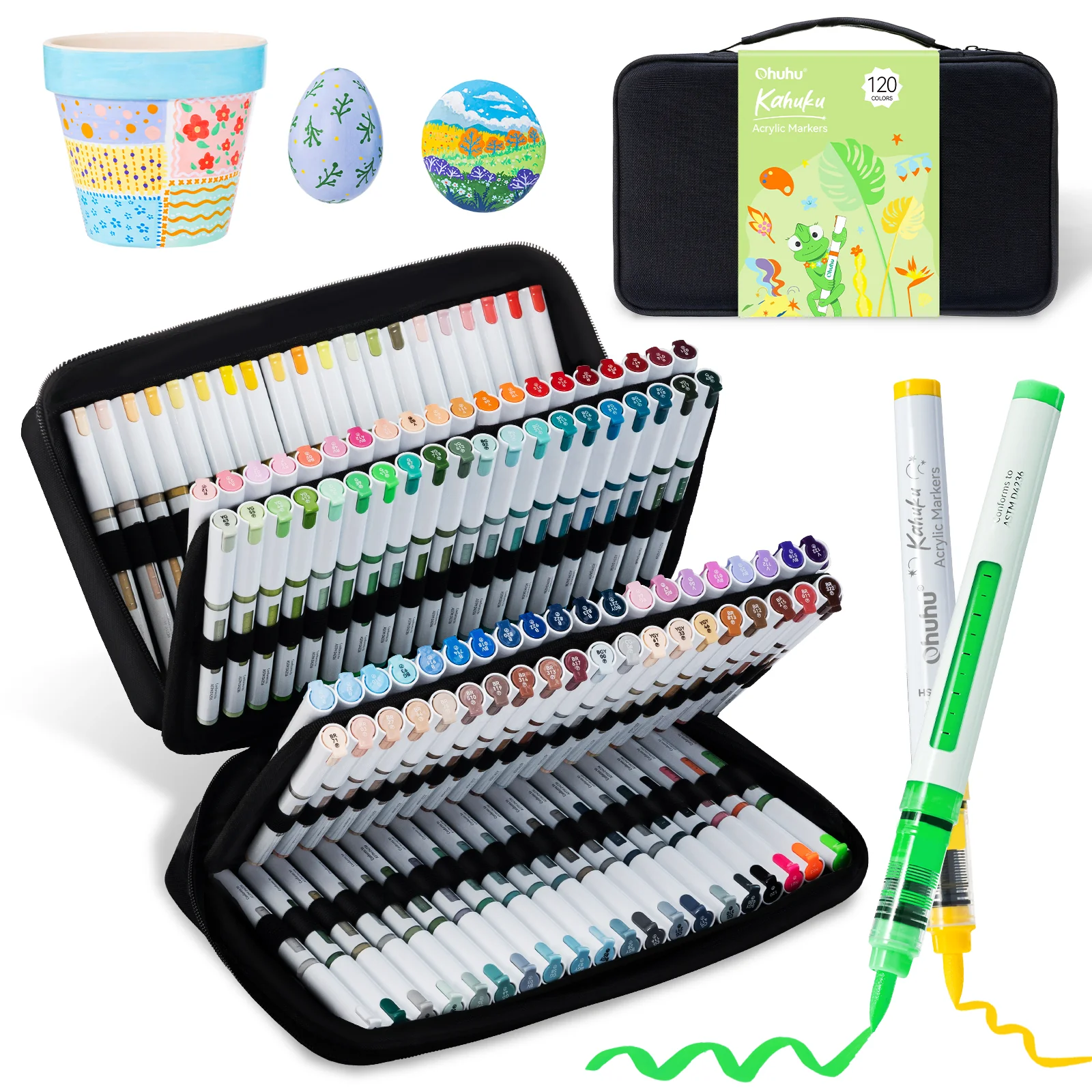 Ohuhu Kahuku Series Direct-ink Acrylic Paint Markers - Image 22