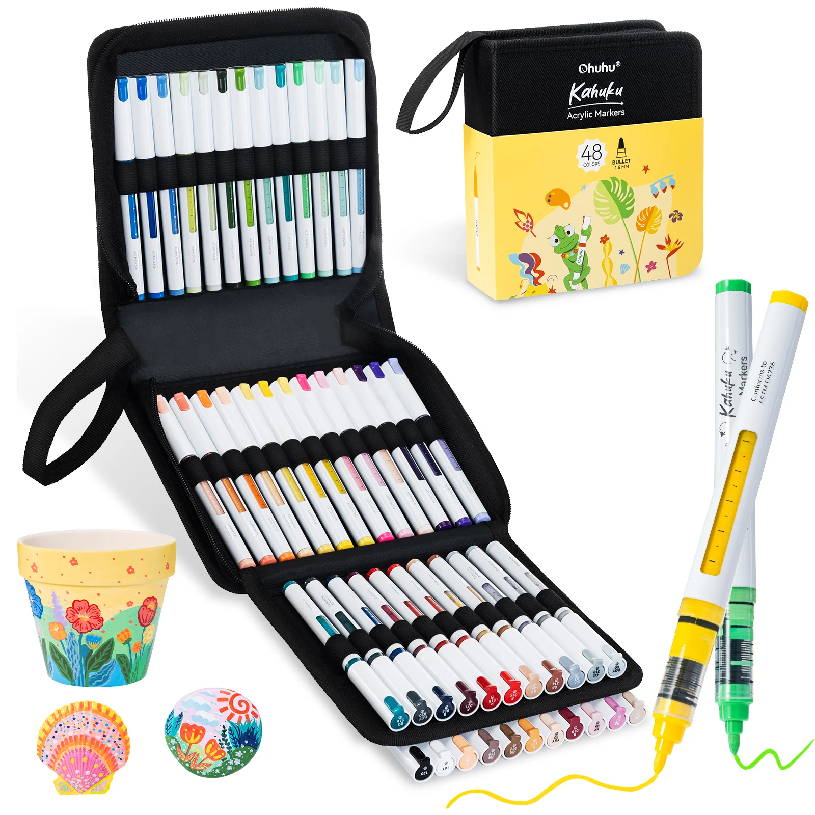 Ohuhu Kahuku Series Direct-ink Acrylic Paint Markers - Image 8