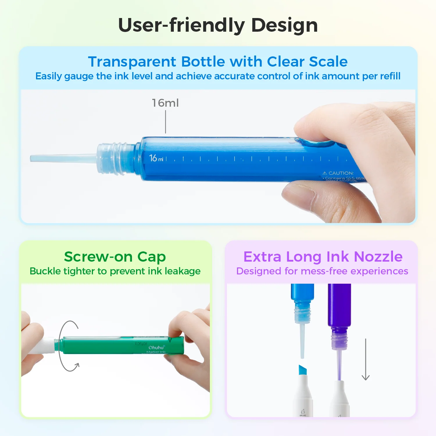 Ohuhu Marker Ink 120 Refill for Alcohol marker - Image 3