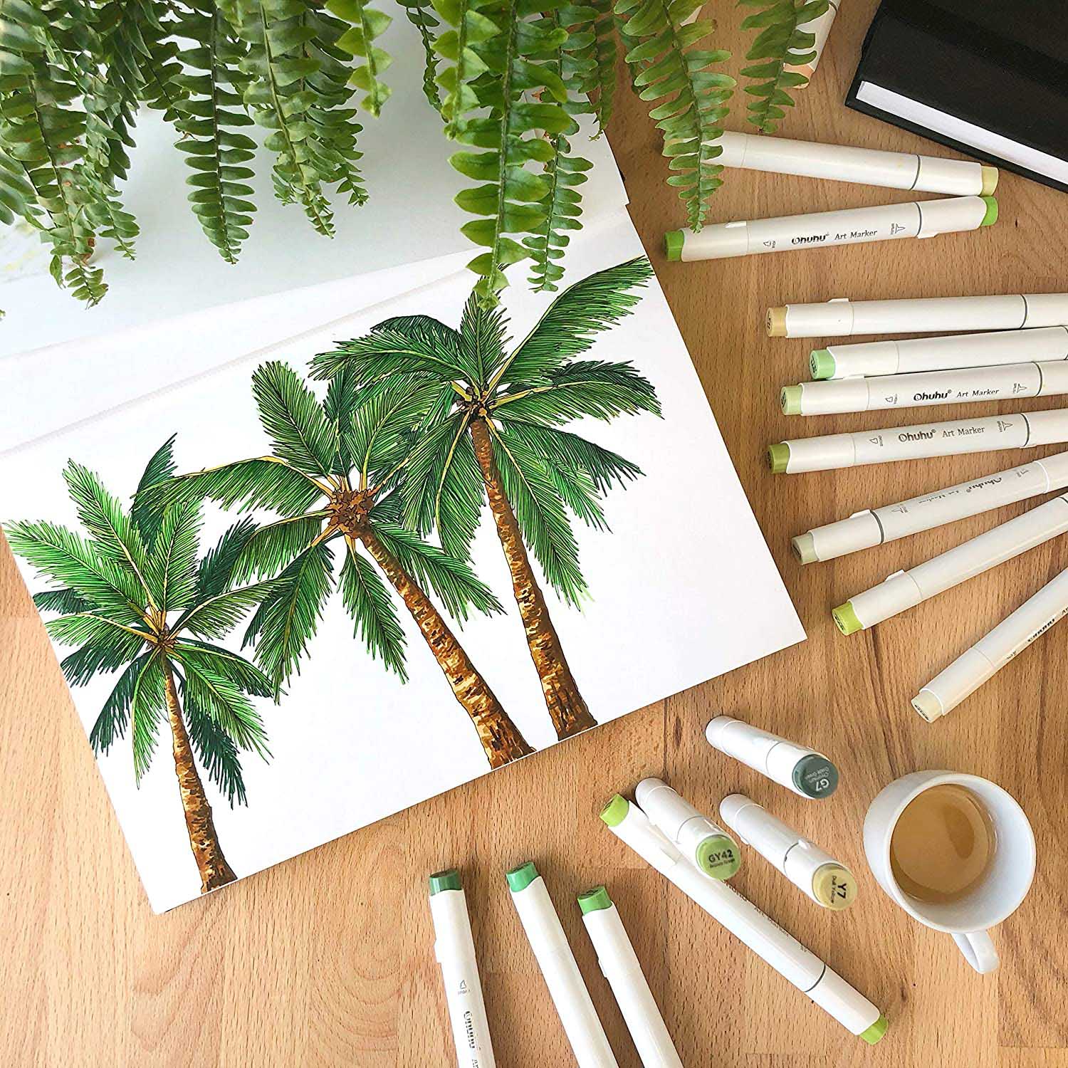 Ohuhu Marker Pads Art Sketchbooks for Markers - Image 7