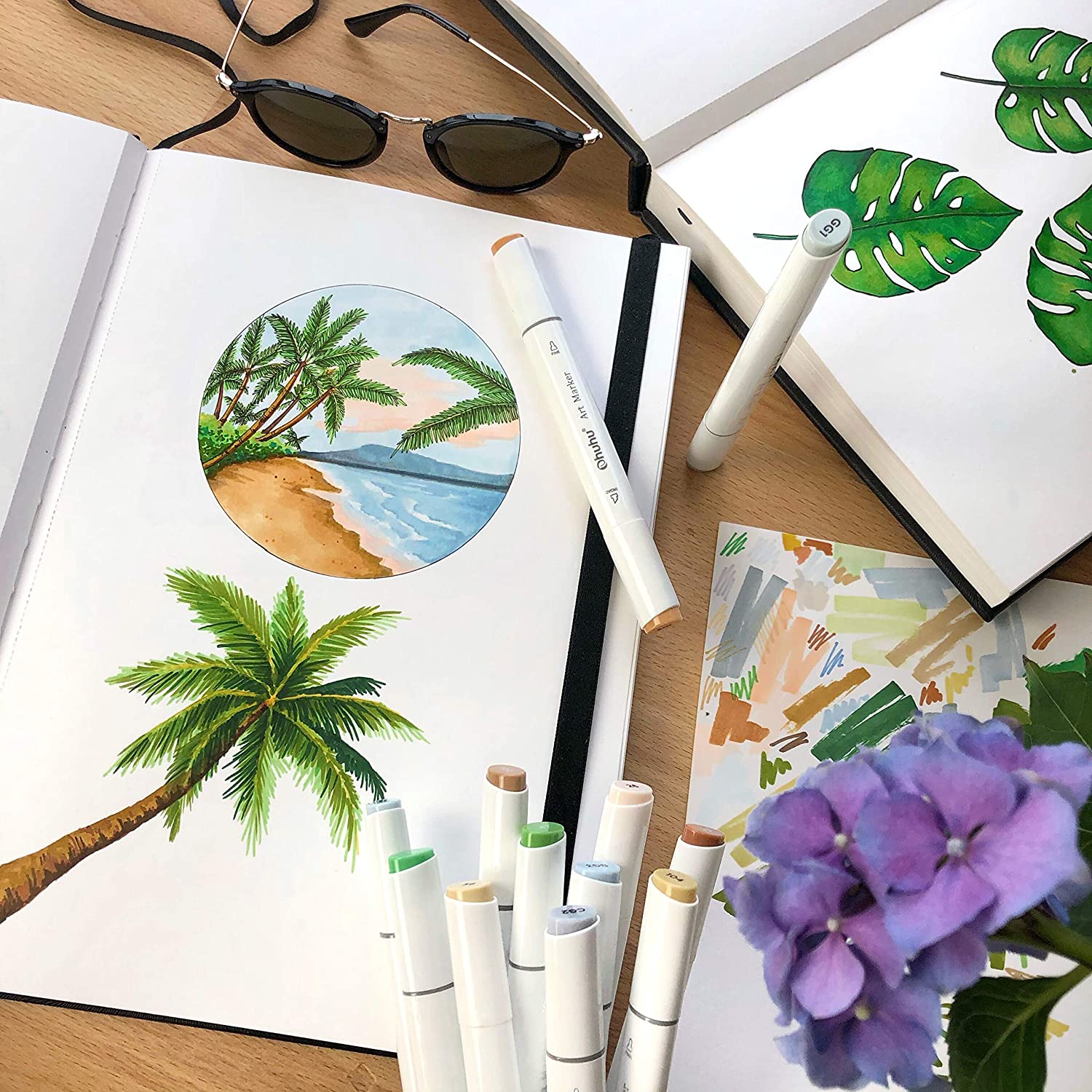 Ohuhu Marker Pads Art Sketchbooks for Markers (Mexico Domestic Shipping) - Image 5