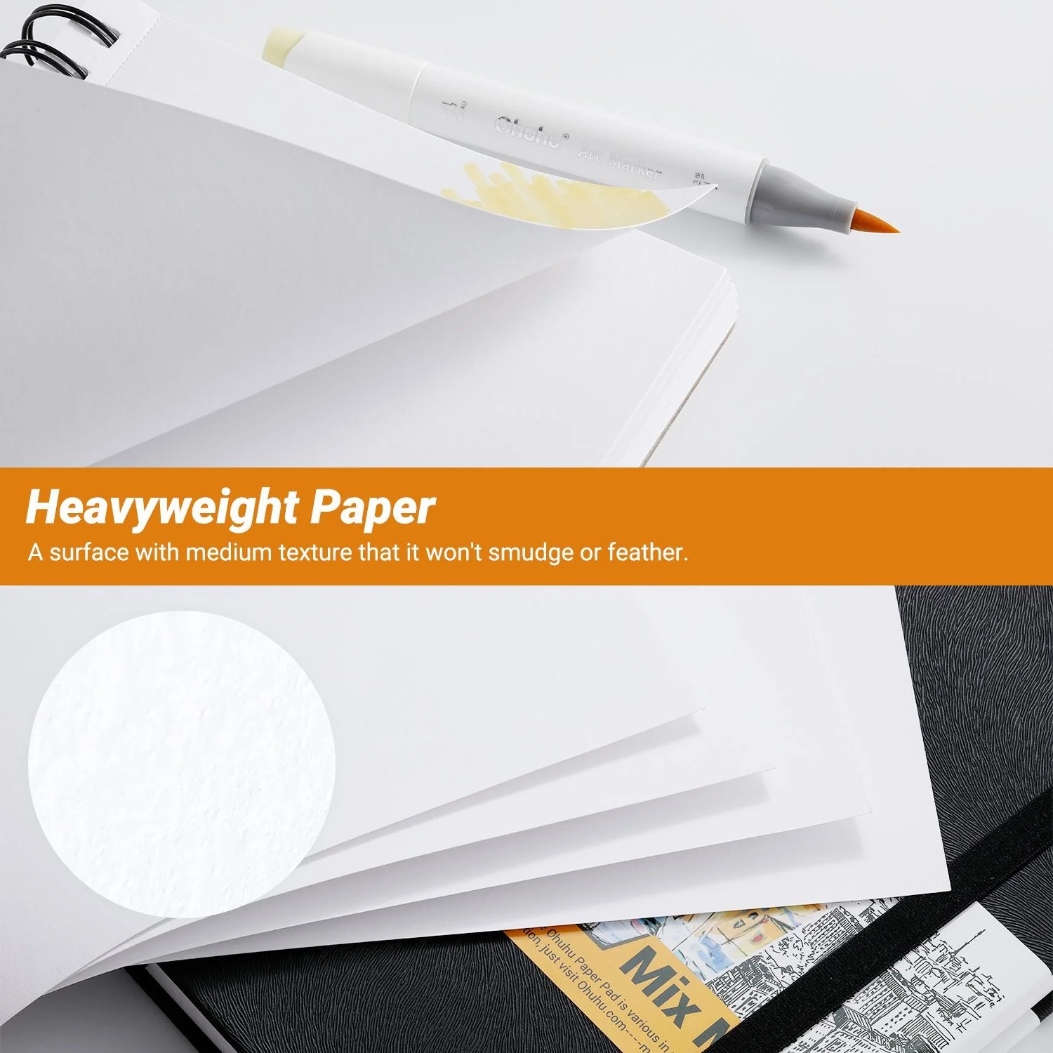 Ohuhu Mix Media Pad for Multiple Techniques (Canada Domestic Shipping) - Image 3