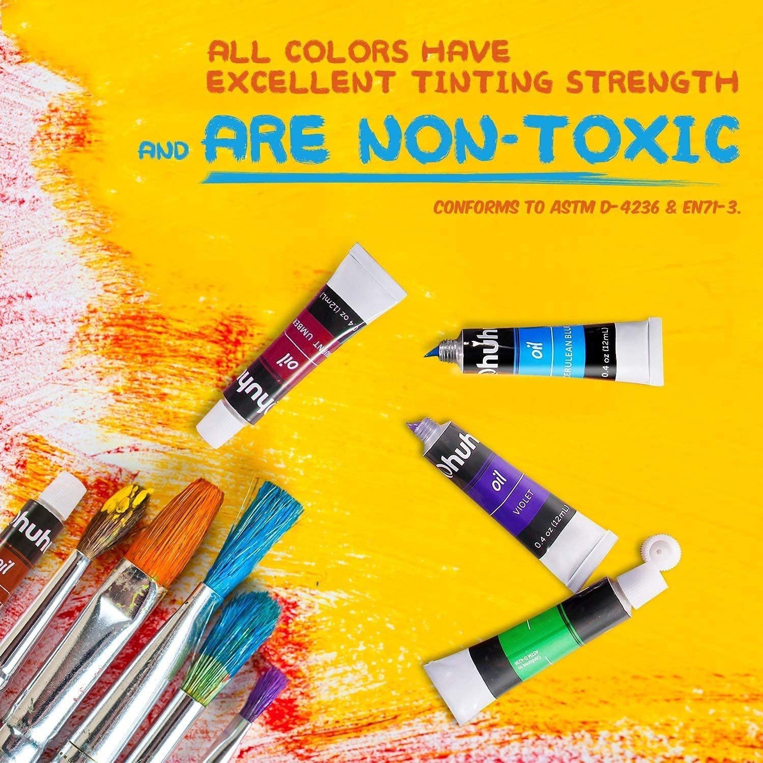 Ohuhu Oil Paint Set (Ships from Asia Warehouse) - Image 2