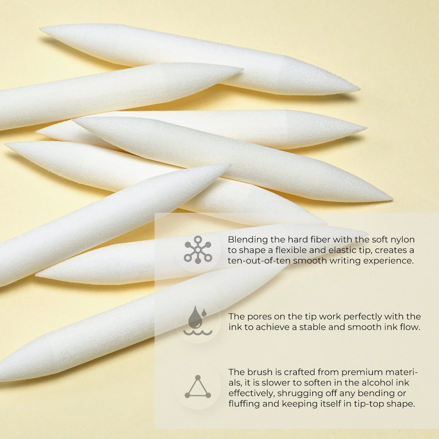 Ohuhu Replacement Brush Nibs Of Honolulu & Honolulu B Series (Europe Only) - Image 4