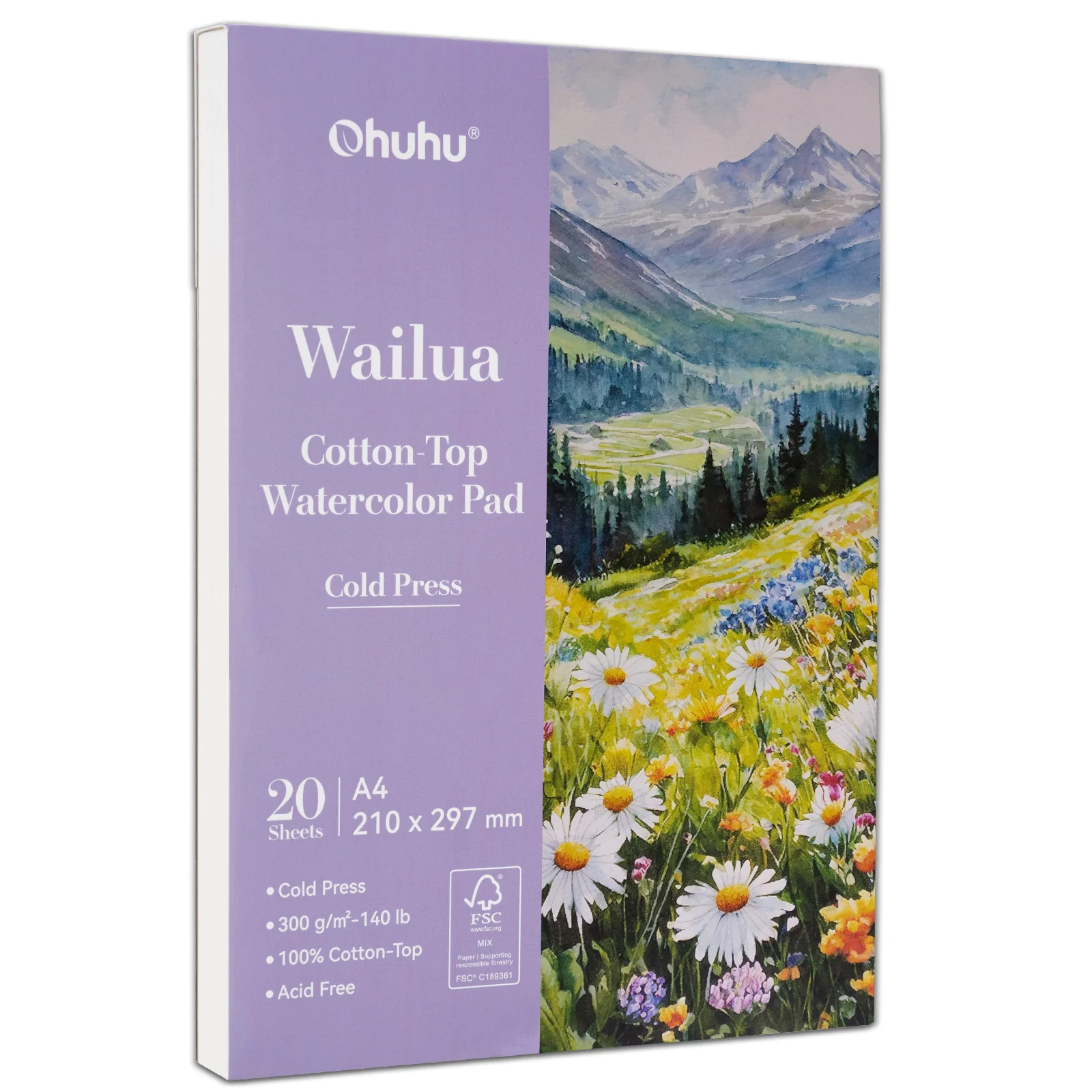 Ohuhu Wailua Cotton-Top Watercolor Pad - Image 5